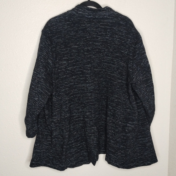 Eileen Fisher Cotton Nylon Speckle Doubleknit Jacket Women's Size 3X - Picture 5 of 7